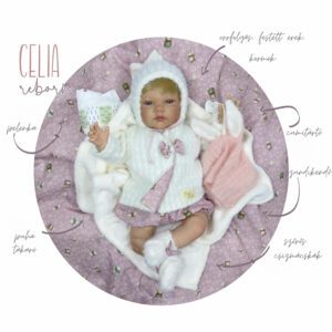 Celia-Nines d’Onil prémium újszülött játékbaba